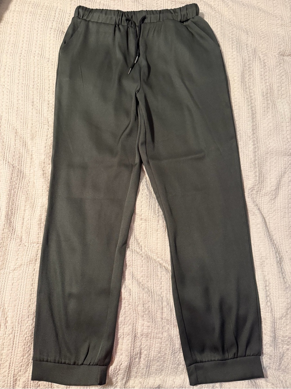 Casual Drawstring Jogger Pants - Grey M